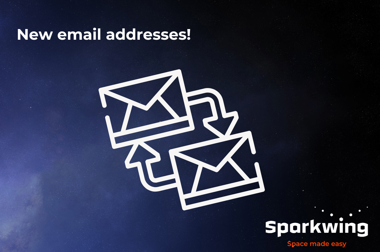 Heads up: New email adresses